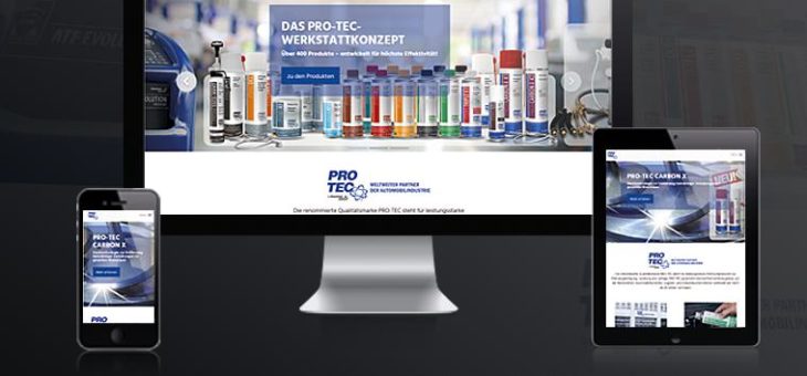 bluechemGROUP präsentiert: Neue PRO-TEC-Website – klar, anwenderfreundlich und übersichtlich