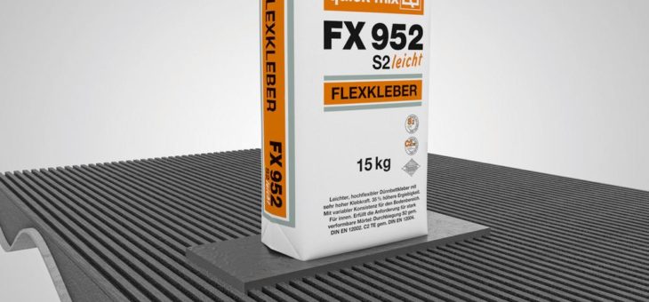 FX 952 S2 FLEXKLEBER LEICHT schafft Sicherheit für kritische Untergründe