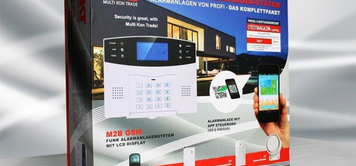 Multi Kon Trade M2B GSM SET-4 Alarmanlagensystem ist Preis-Leistungs-Testsieger