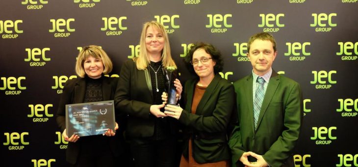 Faurecia gewinnt mit seinen Leichtbaulösungen zwei JEC Innovation Awards 2017