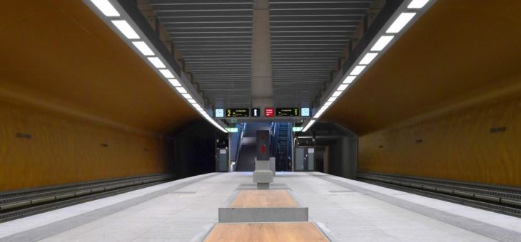 Neue U-Bahnhöfe in Nürnberg mit Ausstattung von LMT