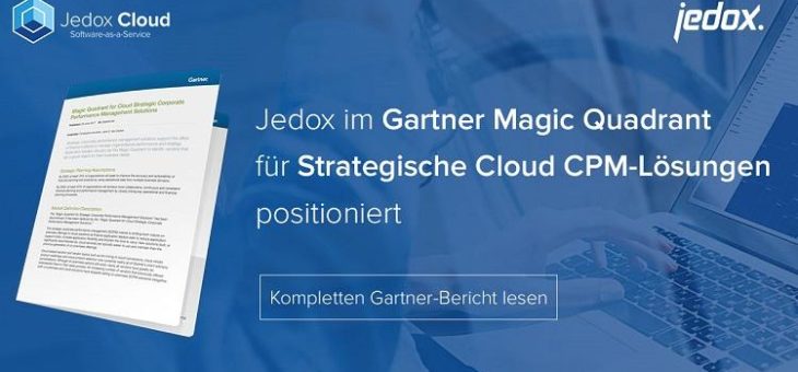 Jedox im Gartner Magic Quadrant für Strategische Cloud CPM-Lösungen 2017 positioniert