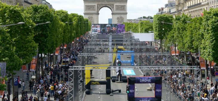TRILUX beleuchtet spektakuläres Drohnen-Rennen in Paris