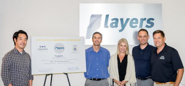 7layers ist erstes autorisiertes Testlabor für DSRC-V2X Technologie