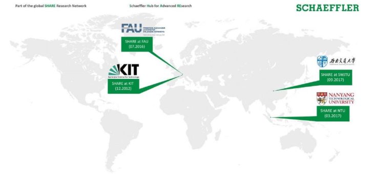 Schaeffler erweitert seine Kooperation mit der Southwest Jiaotong University
