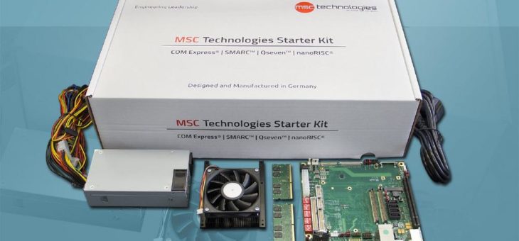 MSC Technologies stellt Starter Kits für COM Express-Modulfamilien mit Intel Core-Prozessoren der 7. Generation vor
