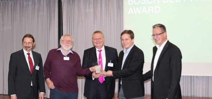 Prof. Dr. Jan Dethloff und Mitautoren erhalten Bosch-Best-Paper-Award