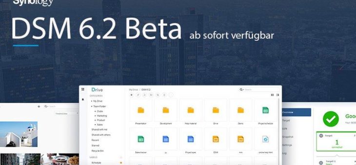 Synology® veröffentlicht DiskStation Manager 6.2 Beta