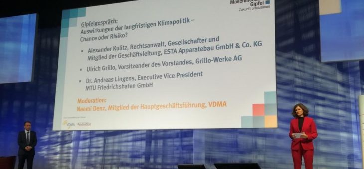 VDMA: Deutschland darf nicht zum Einsiedler im Klimaschutz werden
