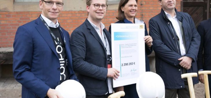 Spatenstich für den „Zollhof Tech Incubator“ – Schaeffler unterstützt Gründerzentrum
