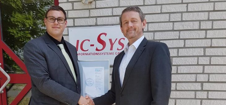 Geraer Software-Unternehmen IC-SYS Informationssysteme GmbH mit Bonitätszertifikat ausgezeichnet