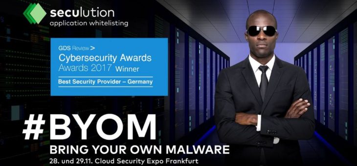 Ausgezeichneter Malwareschutz: SecuLution „Bester Security Software Provider – Deutschland“