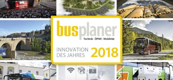 busplaner Innovationspreis 2018: Die Gewinner