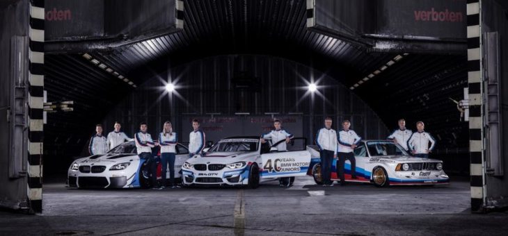 40 Jahre BMW Motorsport Nachwuchsförderung: Generationen-Treffen bei Jubiläumsevent