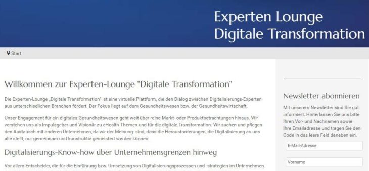 Experten-Lounge „Digitale Transformation“