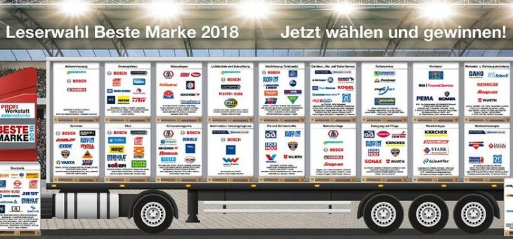 Start der Markenwahl „Beste PROFI Werkstatt-Marke“