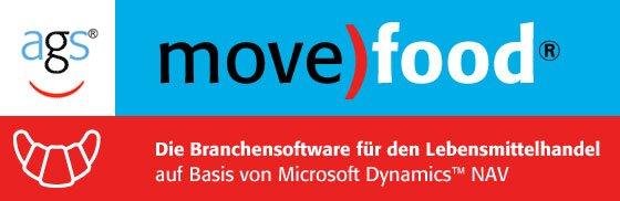 Microsoft Dynamics™ NAV: Warenwirtschaftssoftware move)food® für den Lebensmittelhandel bei ags, Halle 10, Stand B71, auf der LogiMAT 2018