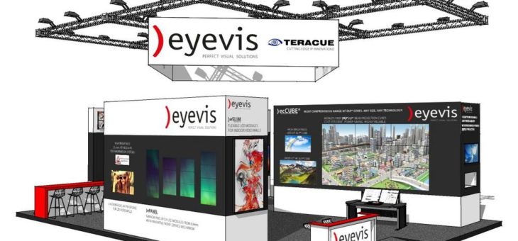 Zahlreiche Produktneuheiten von eyevis auf der ISE 2018
