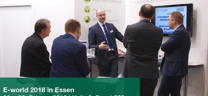 telent und Tochterunternehmen Netzikon auf der E-world 2018