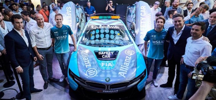 Neu an der Spitze des Formel-E-Starterfeldes: Premiere für das Qualcomm BMW i8 Coupé Safety Car der nächsten Generation in Chile