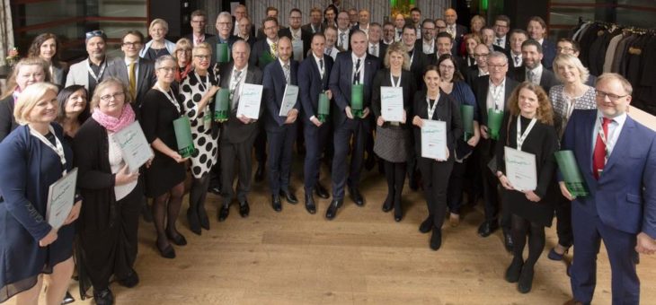 GRÜNES BAND 2018 – Preis für Nachhaltigkeit im Außer-Haus-Markt verliehen