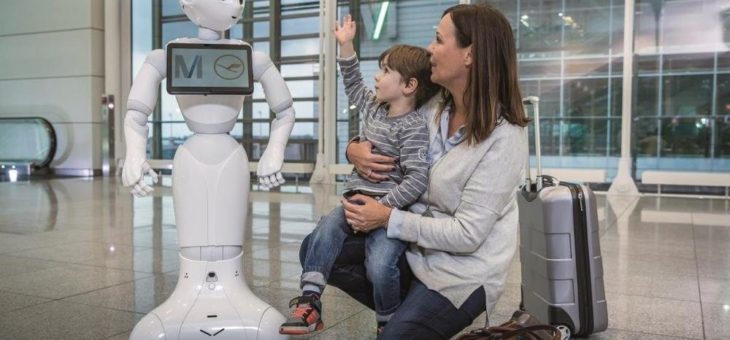 Flughafen München und Lufthansa testen humanoiden Roboter im Terminal 2