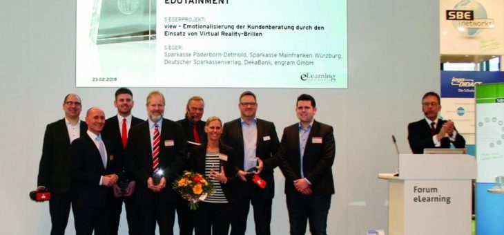 Der eLearning AWARD 2018 geht an engram und Projektpartner