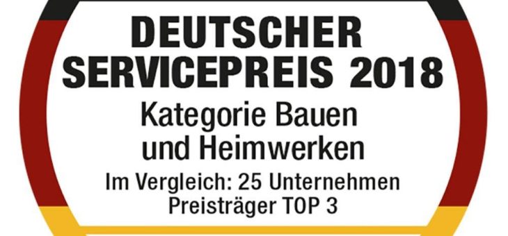 FingerHaus gewinnt Deutschen Servicepreis 2018
