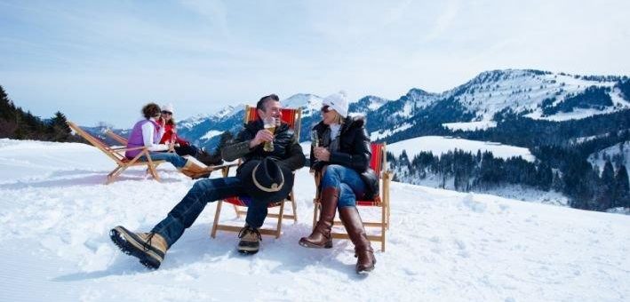 Ostern in Oberstaufen: Skilauf, Sonnenbad und Halligalli