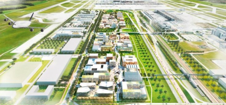 Startschuss für branchenübergreifenden Innovationsstandort am Münchner Flughafen
