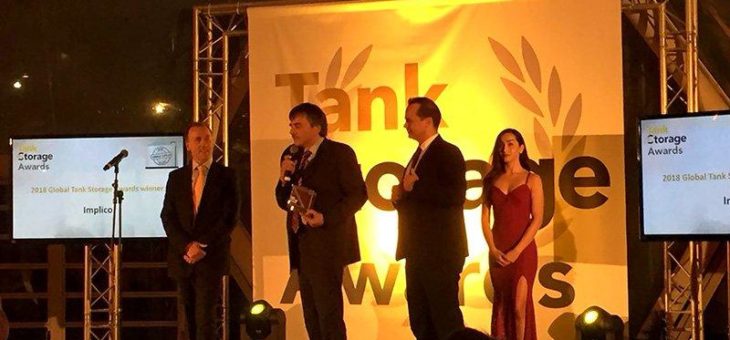 Implico Technology Wins Tank Storage Award