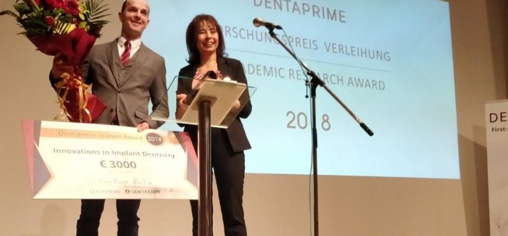 Dentaprime Forschungspreis Zahnmedizin 2018 geht nach Aachen!