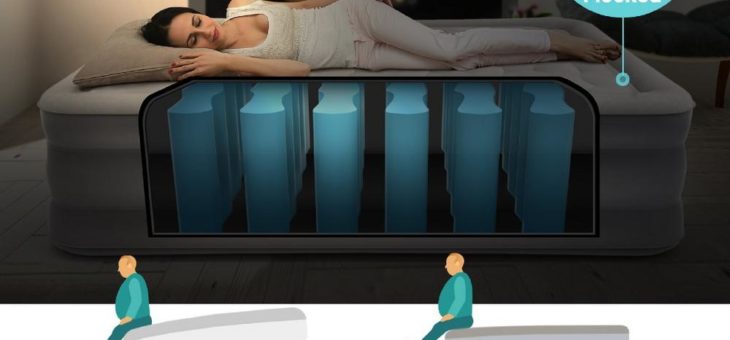 Neu bei Sable: komfortables Queen Size Luftbett für einen erholsamen Schlaf auf Reisen oder für Gäste