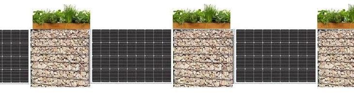 Neu: Solar-Zaun zur Kräuterernte und zur Stromerzeugung