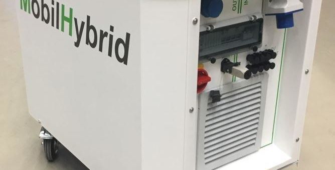 MobilHybrid – Die mobile, netzunabhängige und feinstaubfreie Stromversorgung für Baustellen- und Sozialcontainer