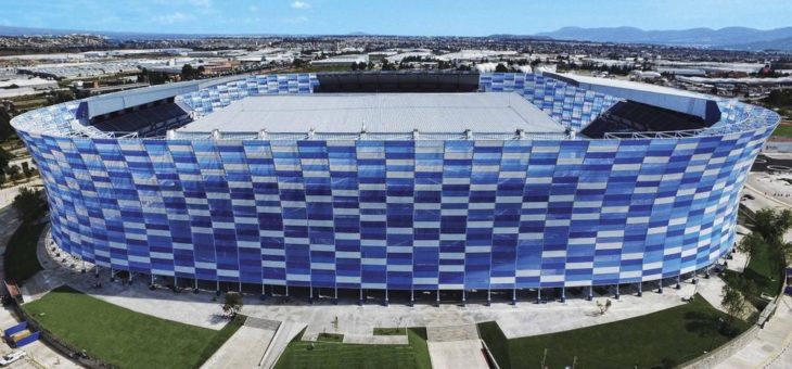 Estadio Cuauhtémoc: Weltweit größtes Mosaik aus ETFE Folie