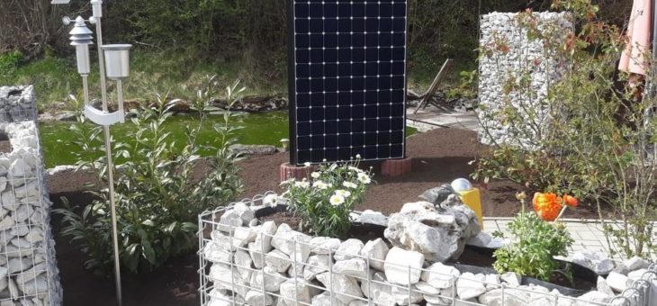 Solar Ideen für Garten – Solarzaun Solartisch Solarcarport und die Energiesäule