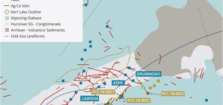 First Cobalt verdoppelt Länge von Zielgebiet Kerr