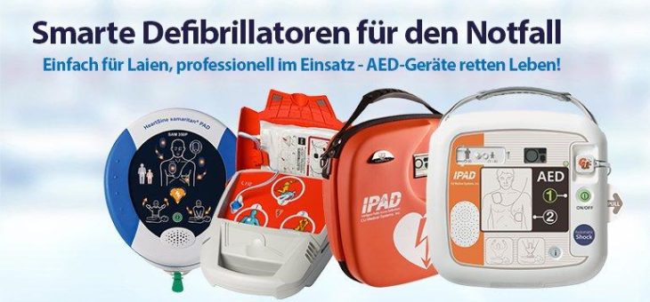 Mit den smarten Defibrillatoren der mediparts GmbH können auch Laien Leben retten
