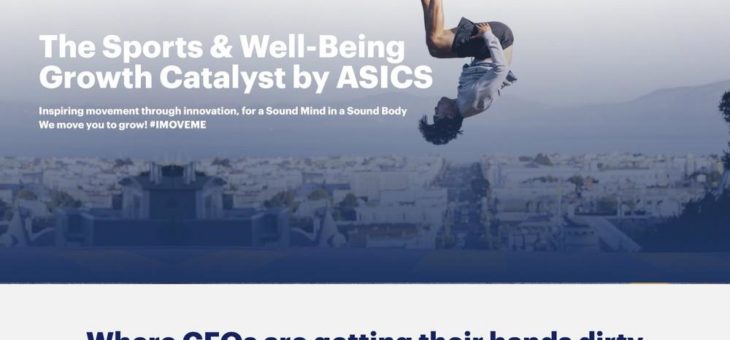 Asics startet Aufruf für sein TENKAN-TEN Programm, einen Wachstumskatalysator für Start-Ups aus den Bereichen Sport & Well-Being