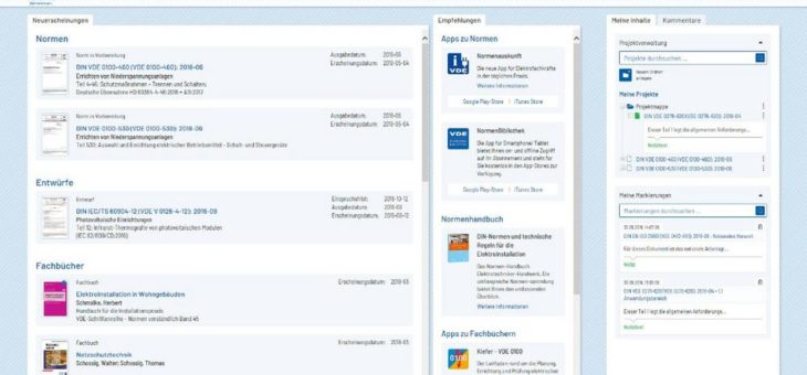 Die NormenBibliothek überzeugt mit neuer Nutzeroberfläche