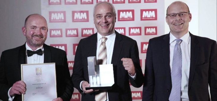Schaeffler VarioSense-Lager gewinnt „Best of Industry“-Award