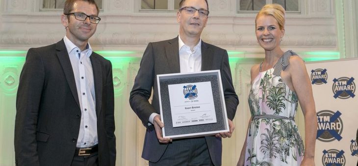 „Beste Marke 2018“: Knorr-Bremse überzeugt zum dreizehnten Mal in Folge