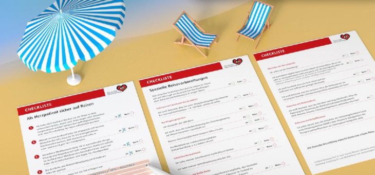 Herzkrank sicher in den Urlaub: Reise-Checkliste für Herzpatienten
