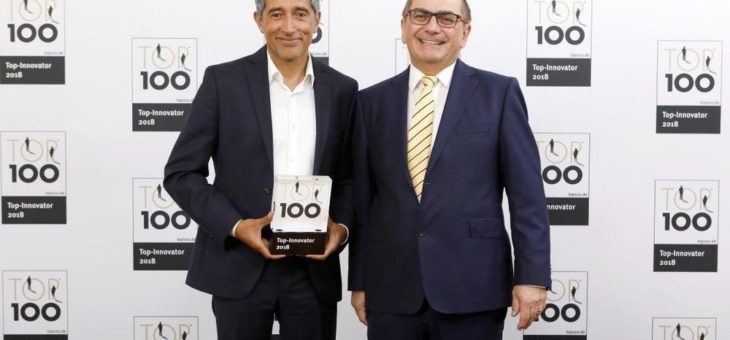Erfolg bei TOP 100: Gustav Klein gehört zu den Innovationsführern 2018