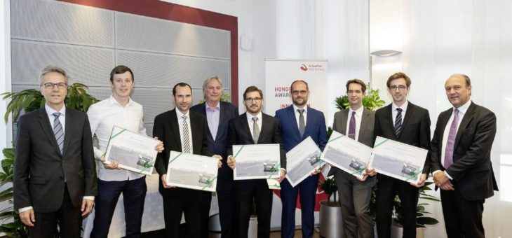 Schaeffler FAG Stiftung verleiht Innovation Award 2017 an sechs Nachwuchswissenschaftler