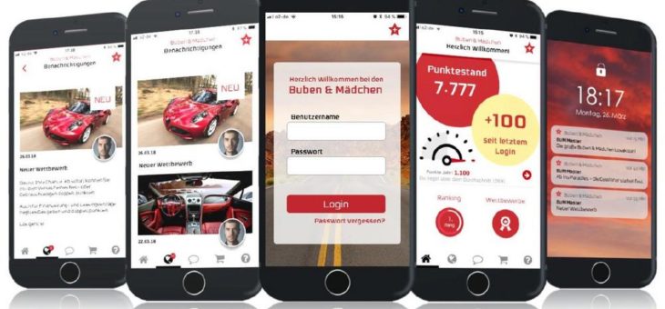 Incentive-Tool Premiere: Mit ihrer neuen Mobile-App ermöglichen die Buben & Mädchen erstmals ein aktives One-to-One-Animationsmanagement rund um Incentive-Programme