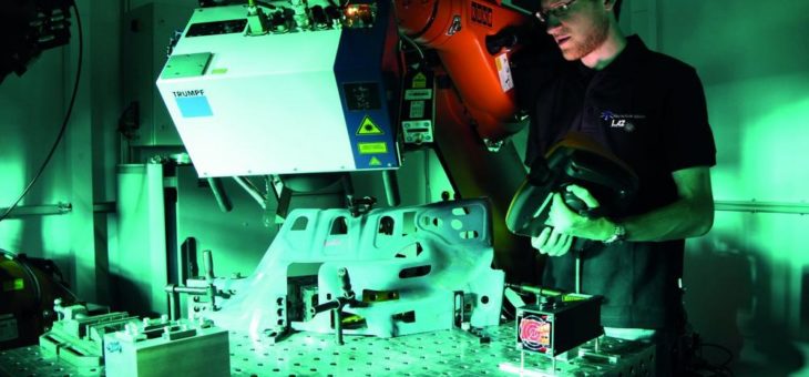 Wenn bewegliche Spiegel den Laserstrahl führen