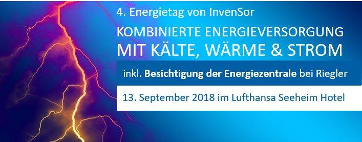 4. Energietag von InvenSor am 13. September 2018