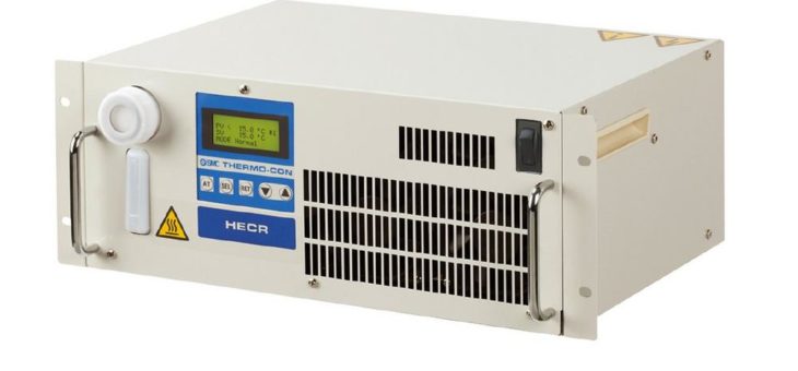Wassergekühlte Temperiergeräte im 19 Zoll-Design:  Erweiterung der Serie HECR